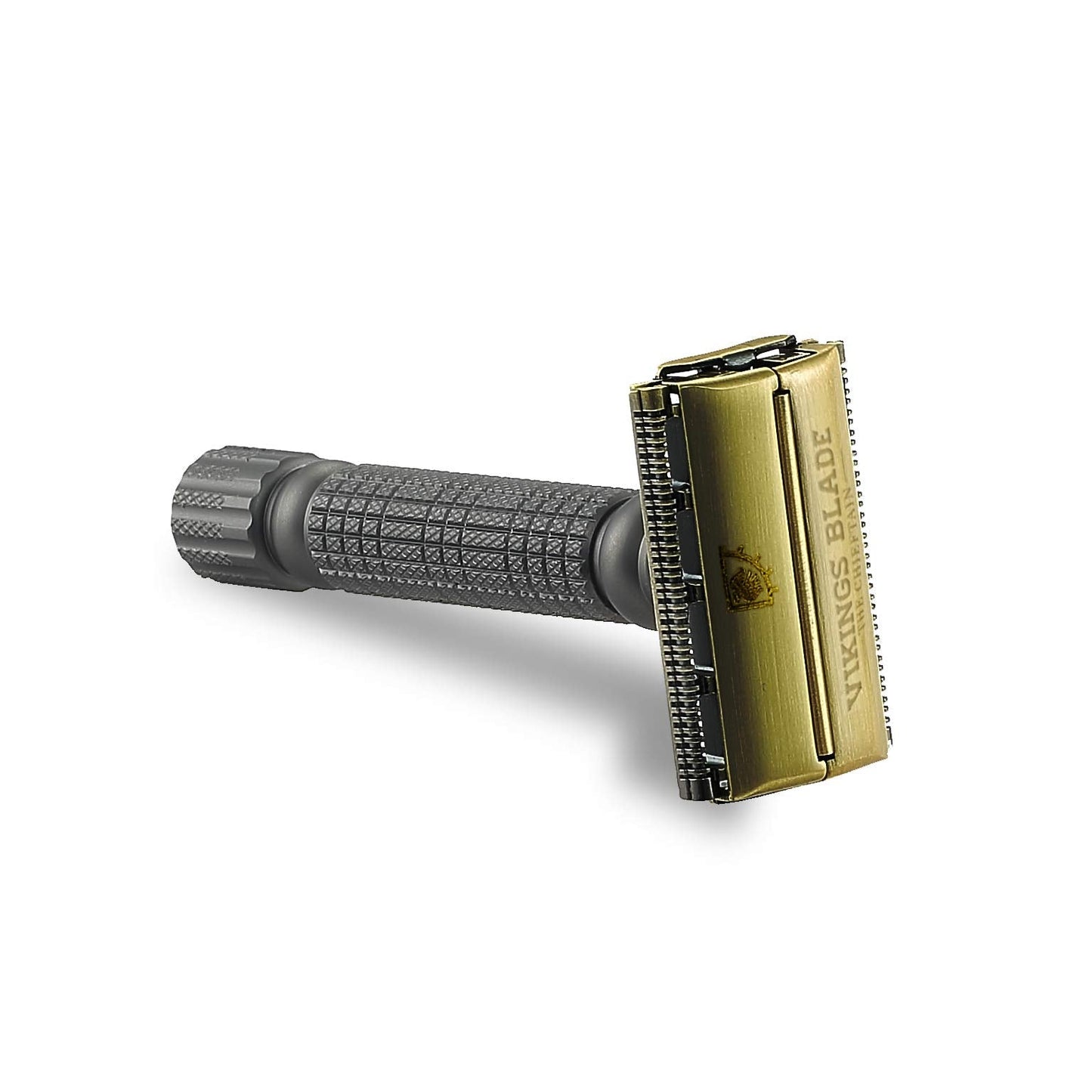 VIKINGS BLADE Double Edge Safety Razor for Men + 5 Swedish Steel Blades + Luxury Case. Smooth, Reusable, Recyclable (Chieftain “5 BC”) Beauty and Personal Care Vikings Blade