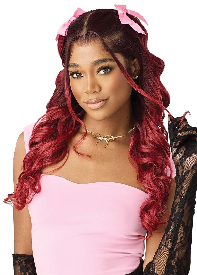 Outre Lace Front Wig -Perfect Hair Line 13X6 - True Frontal Peak Edge 706 (CHOCOLATE SWIRL)