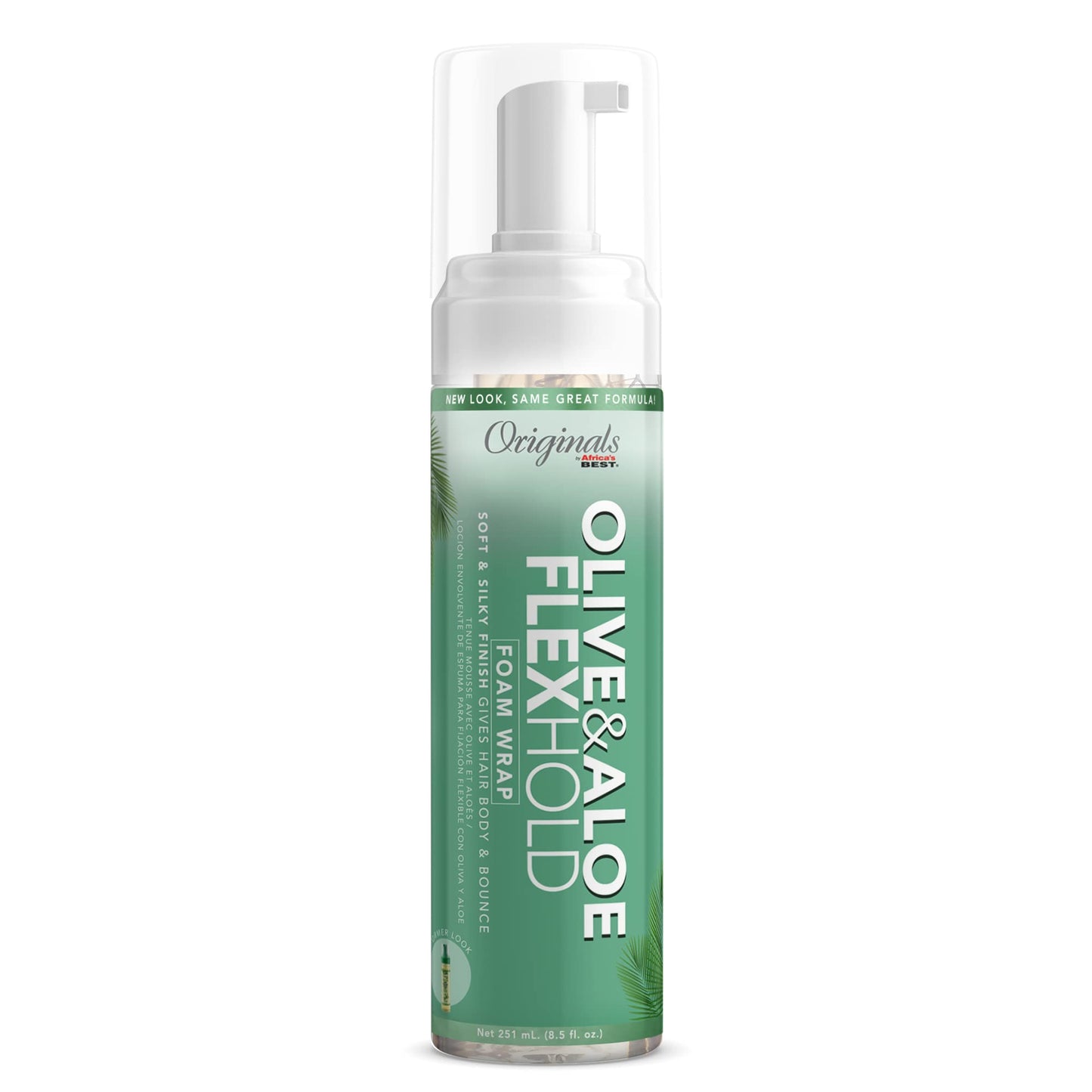Originals by Africa's Best Olive Oil Foam Wrap Lotion, 6.5oz Bottle, Natural Conditioning, Alcohol Free Flexible Hold, Moisturizes and Helps Beauty & Personal Care Originals by Africa's Best