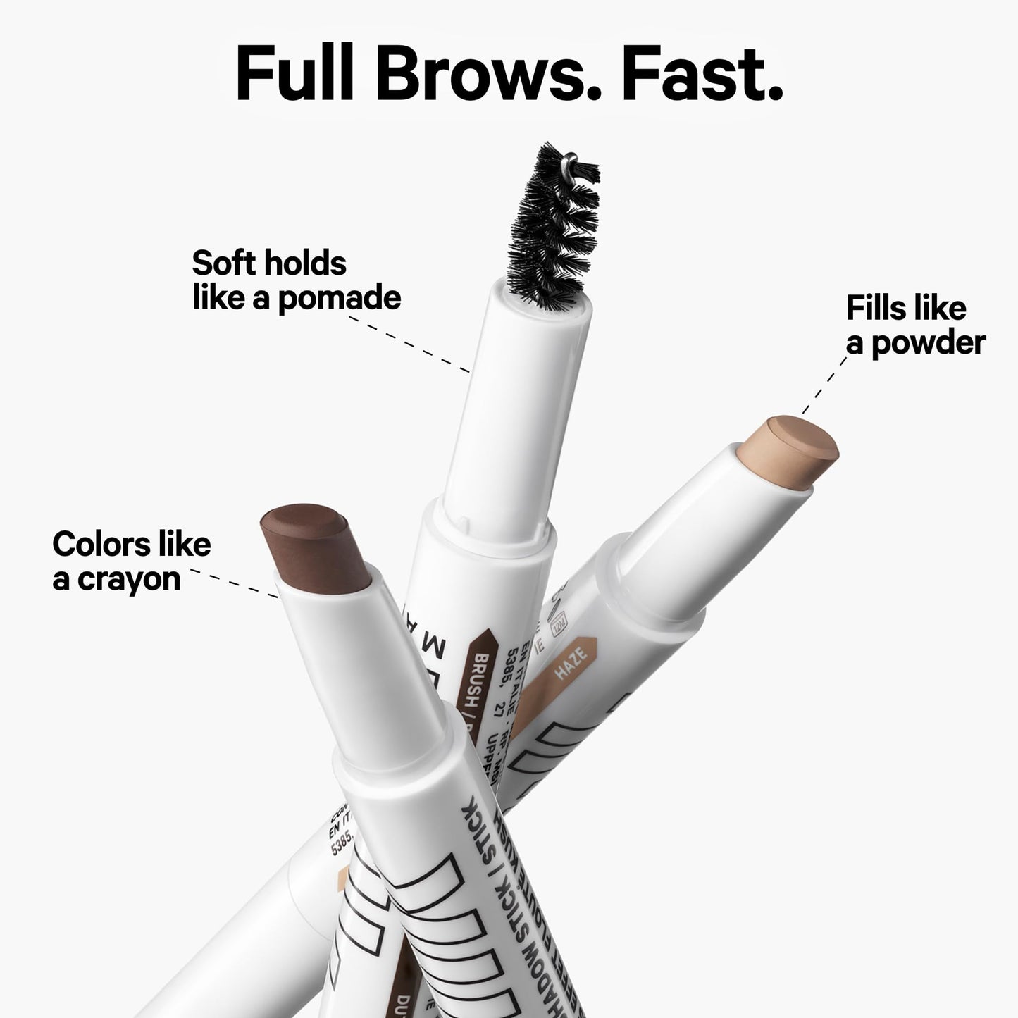 Milk Makeup KUSH Brow Shadow Stick - Fills, Shapes + Defines for Softer, Fuller-Looking Brows for Up to 12 Hours - Waterproof, Buildable Beauty & Personal Care Milk Makeup