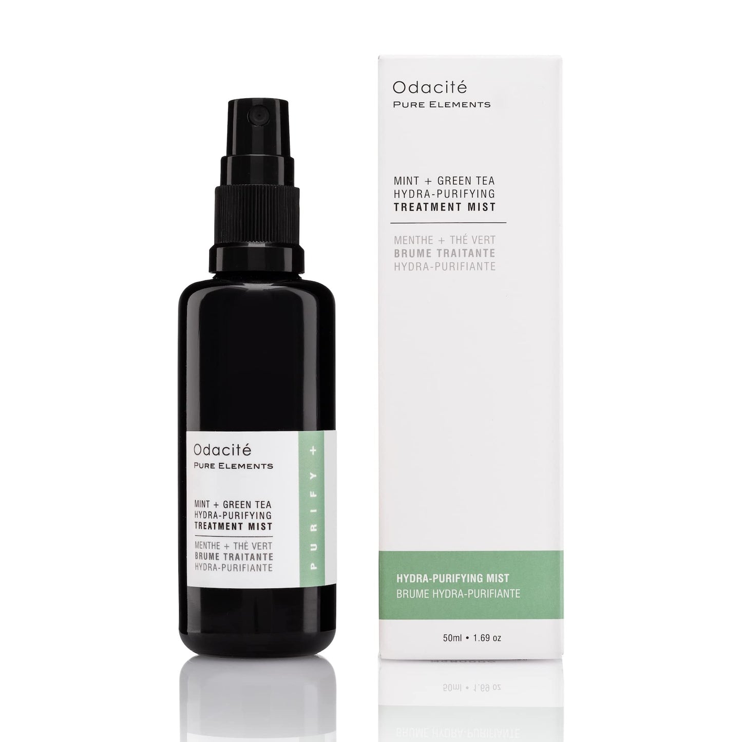 Odacité Anti Aging Face Serum - Mint & Green Tea Hydra-Purifying Mist Glow Recipe, Acne & Pimple Prone Skin, Clearing Face Mist for Hydration Beauty & Personal Care ODACITE
