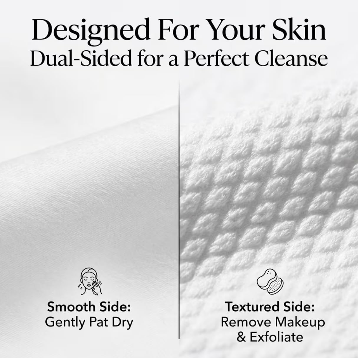 ForPro Travel Size Disposable Face Towels, 8"x8" Compact Dry Wipes, Ultra Soft Lint-Free Viscose Makeup Remover Pads for Sensitive Skin Beauty & Personal Care ForPro Professional Collection