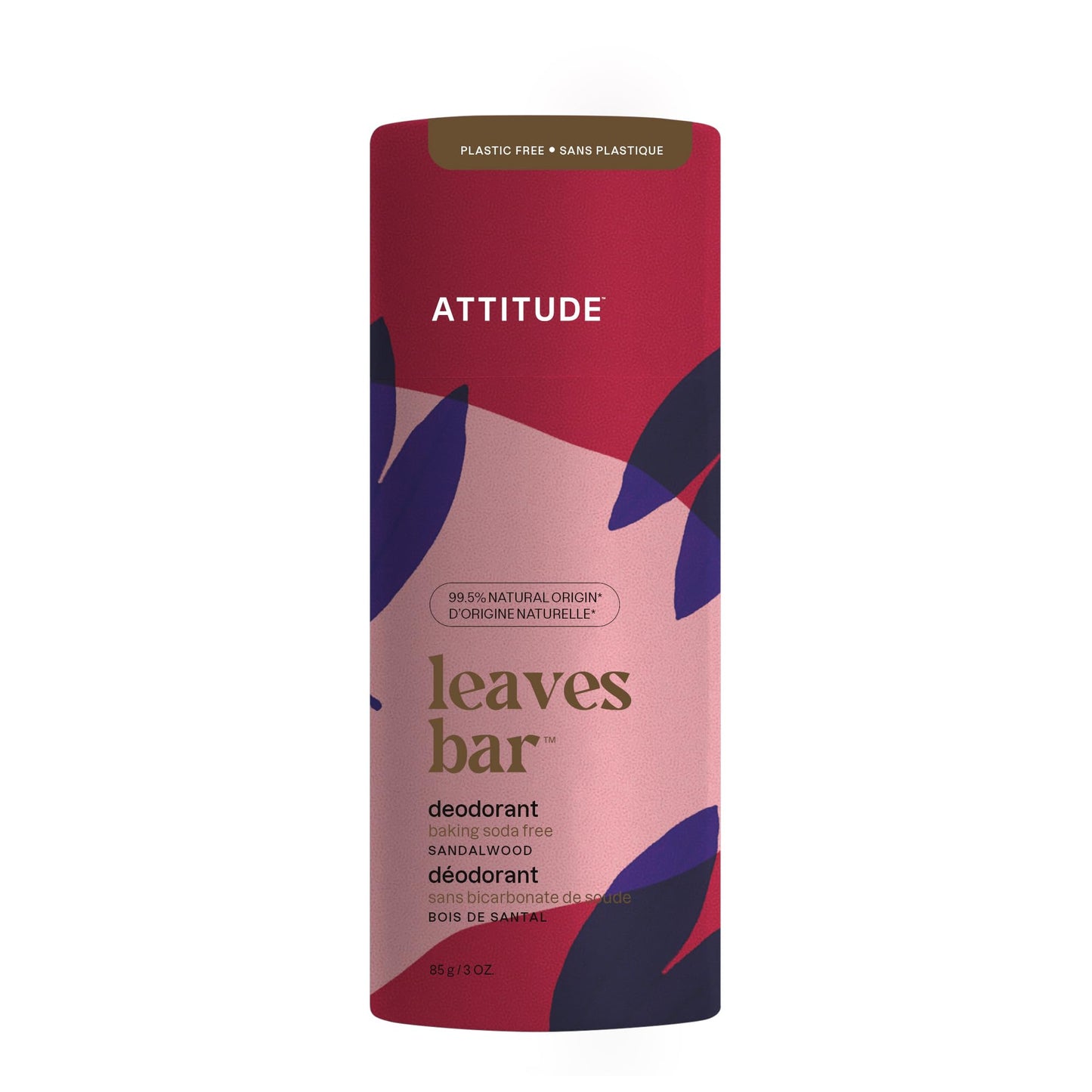 ATTITUDE Natural Deodorant, Aluminum-free, Odor Control & Long Lasting, Nourishing Ingredients, Castor and Jojoba Oils, Baking Soda-free, EWG Beauty and Personal Care ATTITUDE