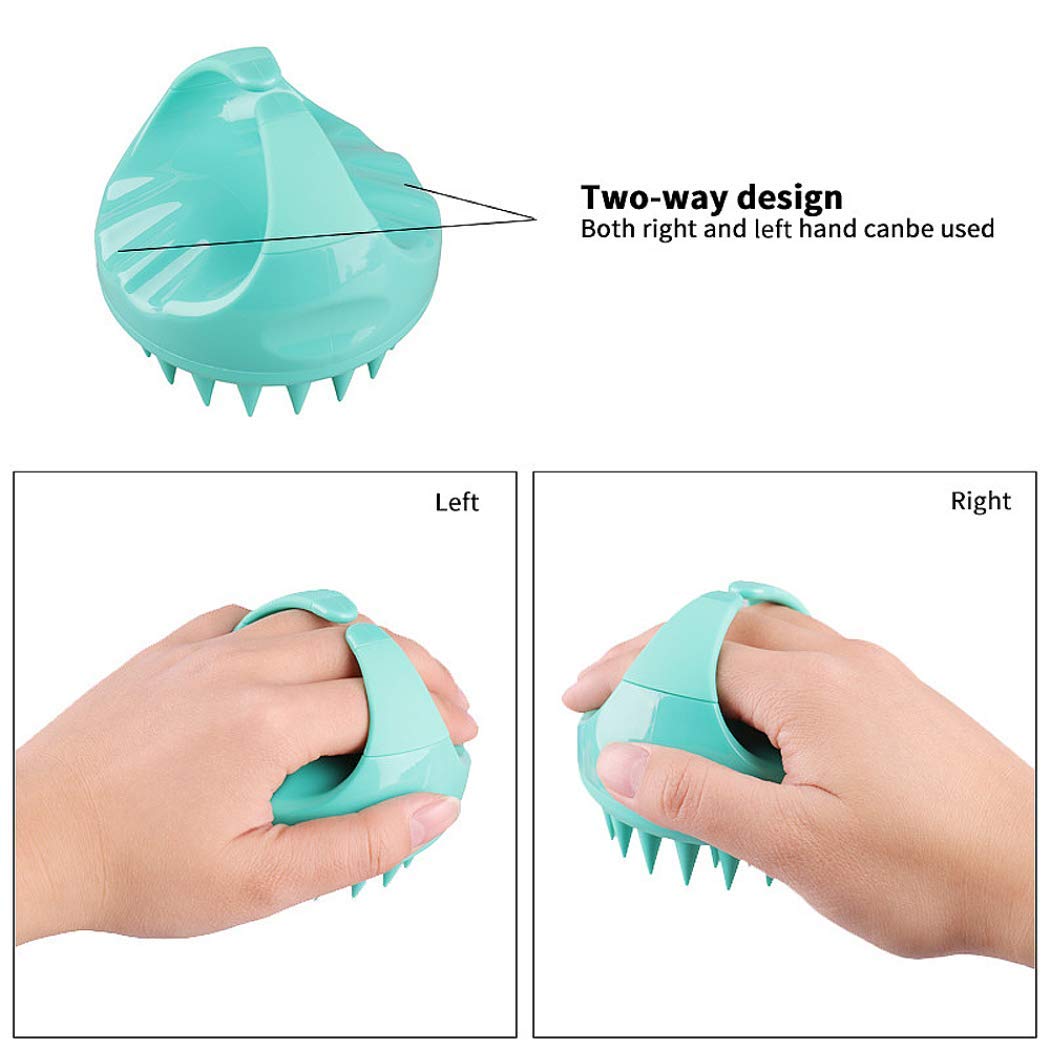 WaNana Body Cellulite Remover Fascia Release Massage Brush Handheld Bath Shower Hair Shampoo Scalp Brush Body Silica Gel Comb Conditioner Clean Head Beauty and Personal Care WaNana