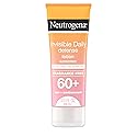Neutrogena Invisible Daily Defense Fragrance-Free Sunscreen Lotion, Broad Spectrum SPF 60+, Oxybenzone-Free & Water-Resistant, Sun & Environmental Beauty & Personal Care Neutrogena