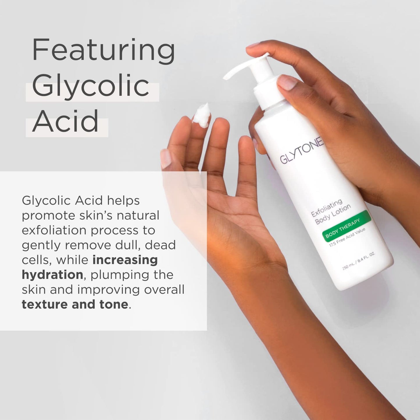 GLYTONE Glycolic Acid Body Wash - Exfoliating & Moisturizing Body Wash for Dry Skin, Reduce Keratosis Pilaris - Fragrance-Free Exfoliator Beauty & Personal Care GLYTONE