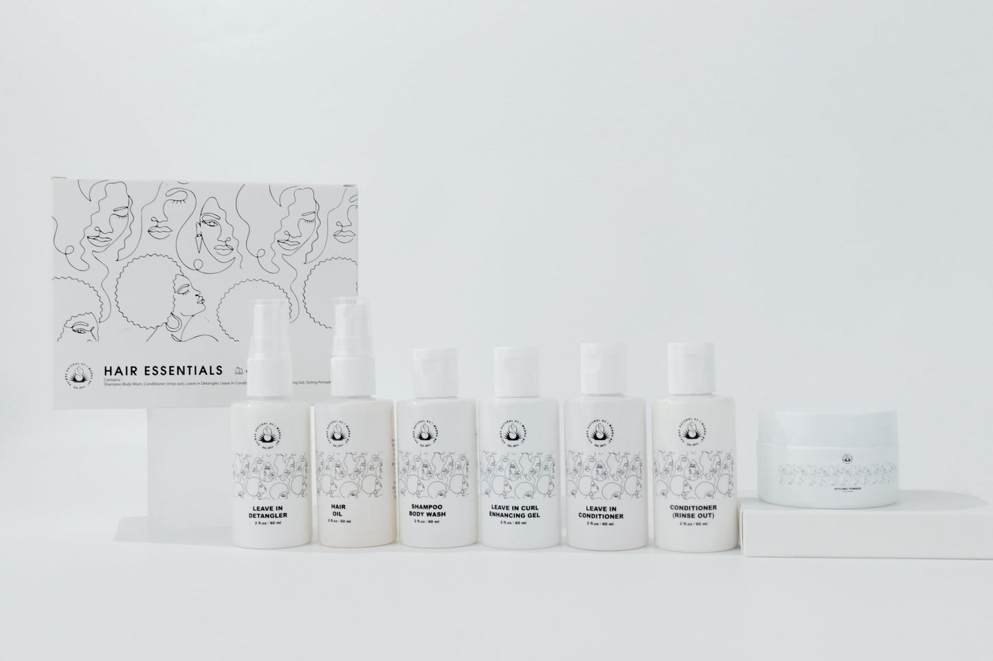 NAIWBE NATURAL AS I WANNA BE - Hair Essentials 7 PC Kit Beauty & Personal Care NAIWBE NATURAL AS I WANNA BE