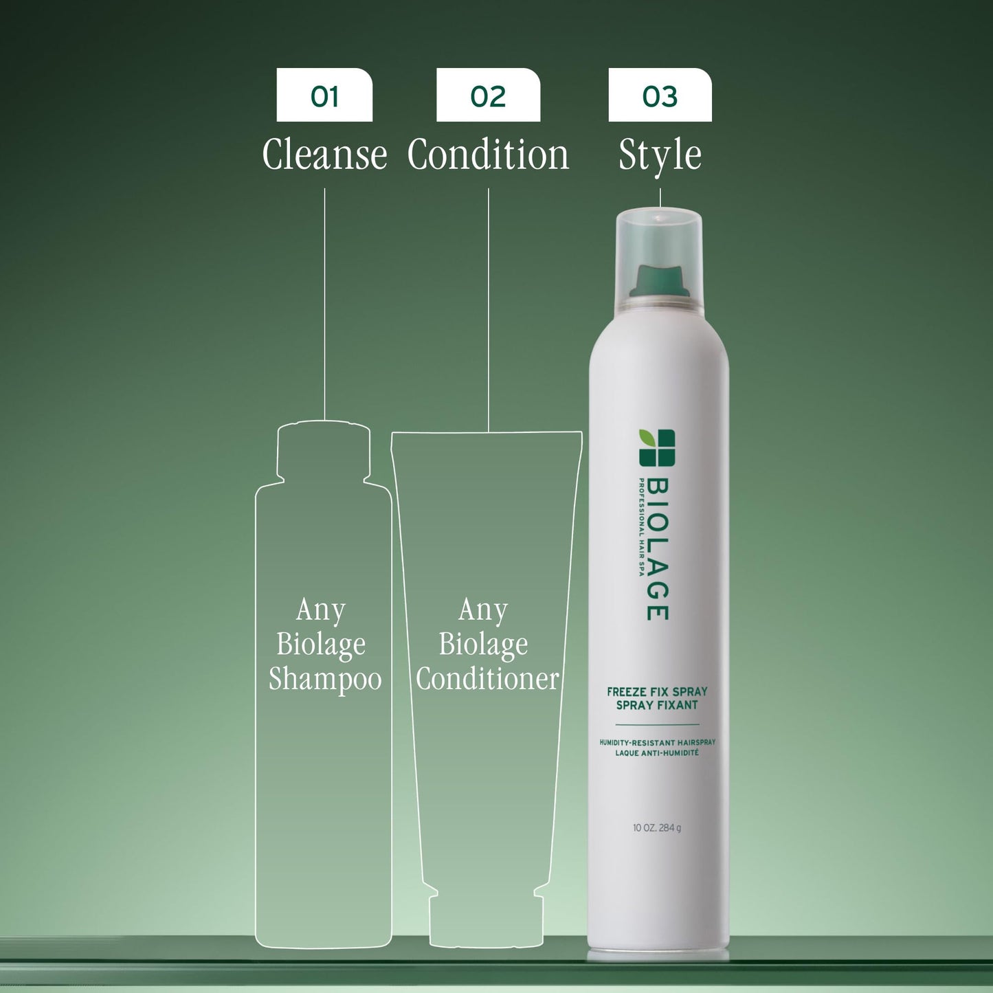 Biolage-Freeze Fix - Humidity-Resistant Fast-Drying Anti-Frizz Hairspray, Long-Lasting Strong Hold, For All Hair Types, Vegan & Paraben-Free Beauty & Personal Care Biolage