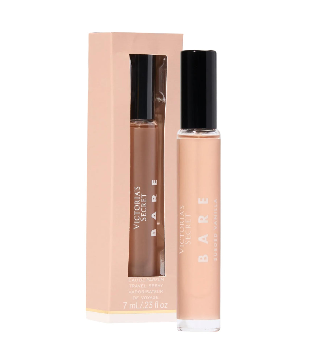 Victoria's Secret Eau de Parfum Travel Spray, Bare Sueded Vanilla - .23 oz