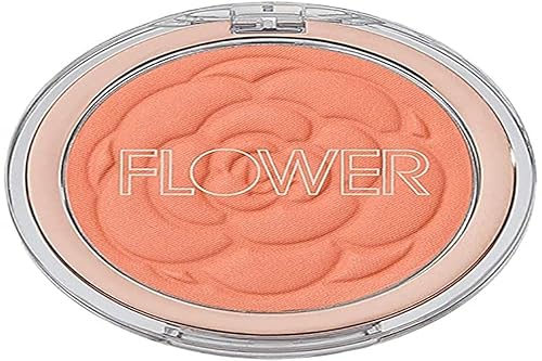 Flower Beauty Pots Powder Blush Smooth Silky Skin Tone Enhancing Soft Satin Finish Makeup, Peach Primrose, 0.21 Oz Beauty & Personal Care FLOWER BEAUTY