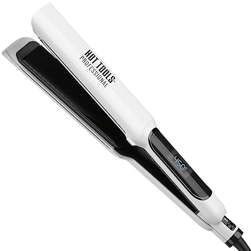 Hot Tools Pro Artist Nano Ceramic Hair Straightener | For Smooth, Straight Hair (1-1/2 in) Beauty & Personal Care HOT TOOLS