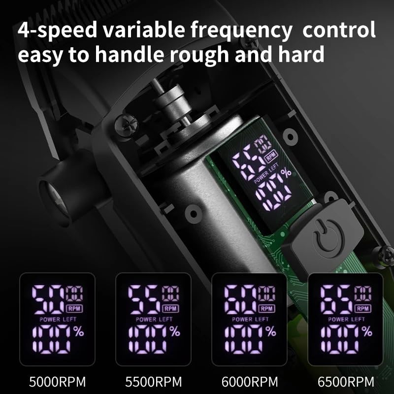 GLESVOWIO Hair Clippers for Men 3 in 1 Professional Clipper and Electric Shaver Set for Barber Trimmer Cutting Machine Beauty and Personal Care GLESVOWIO