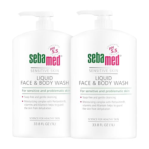 SEBAMED Paraben-Free Face and Body Wash With Pump for Sensitive and Delicate Skin pH 5.5 Ultra Mild Dermatologist Recommended Cleanser 33.8 Fluid Beauty & Personal Care SEBAMED
