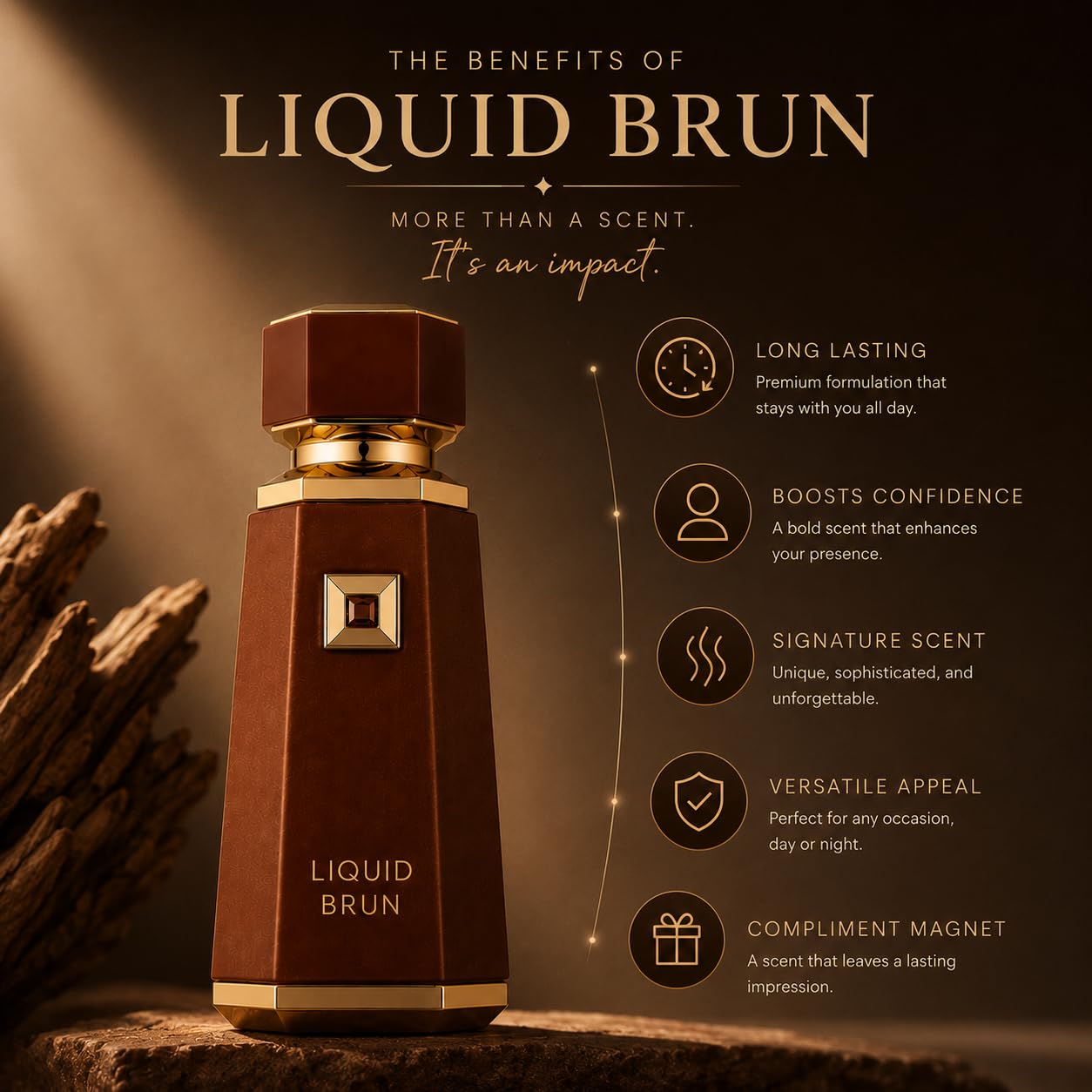 Fragrance World Liquid Brun Eau de Parfum for Men 100ml by French Ave Beauty and Personal Care French Avenue