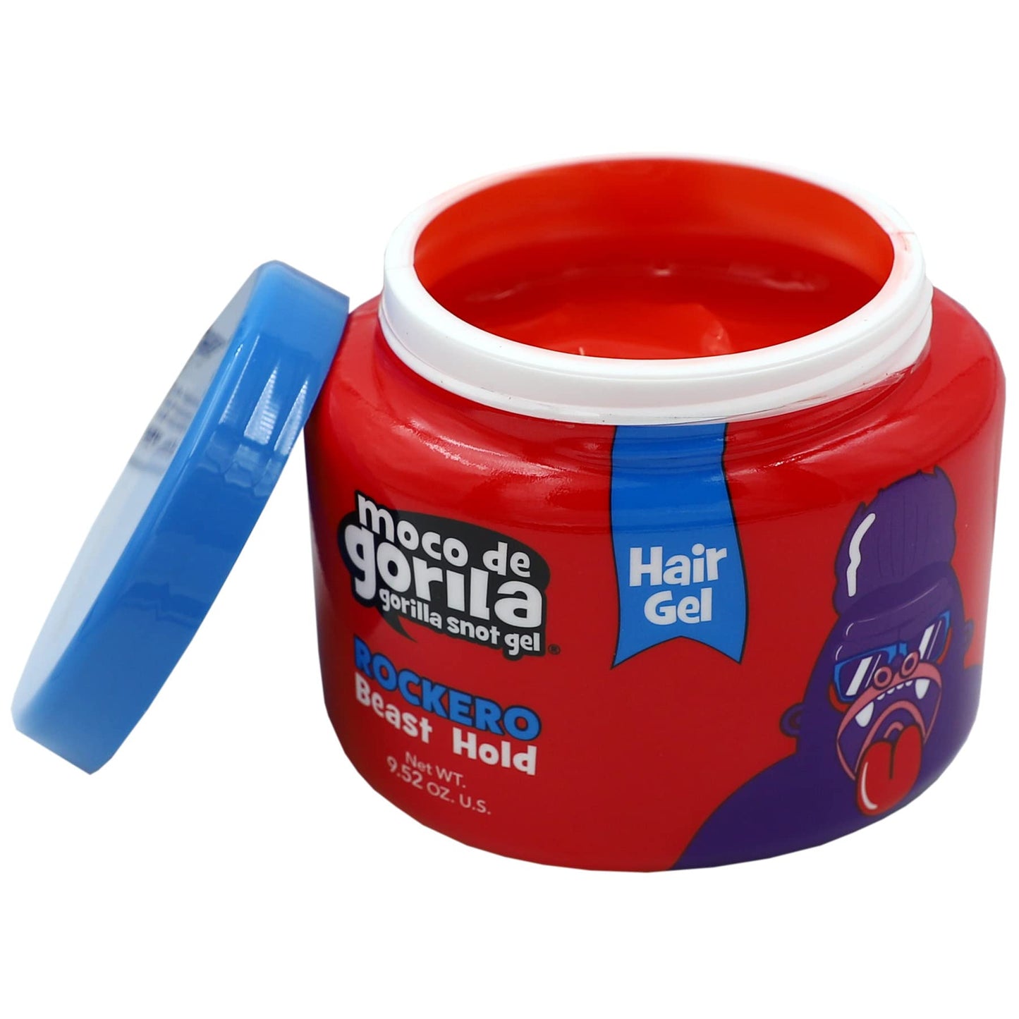 Moco de Gorila Rockero Hair Styling Gel, Long-Lasting Effect, Reactivate with Water, High Fixation, 9.52 Oz Jars (Pack of 3) Beauty & Personal Care Moco de Gorila