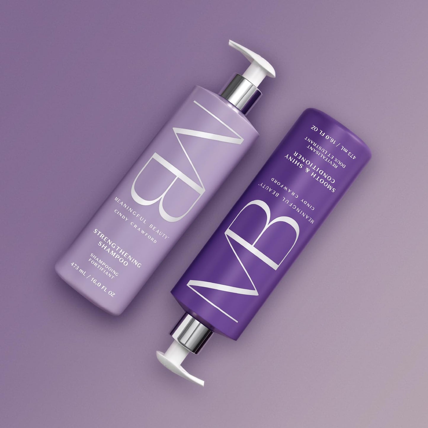 Meaningful Beauty Age-Proof Hair Care Starter Set, Strengthening Shampoo & Smooth and Shiny Conditioner Set, Plant Based Keratin Alternative, Restores Beauty & Personal Care Meaningful Beauty