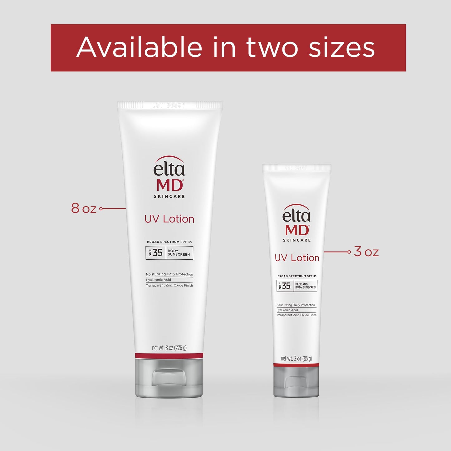EltaMD UV Lotion Body Sunscreen, SPF 30+ Sunscreen, Body Lotion with SPF Made with Zinc Oxide and Hyaluronic Acid, 3.0 oz Beauty & Personal Care EltaMD