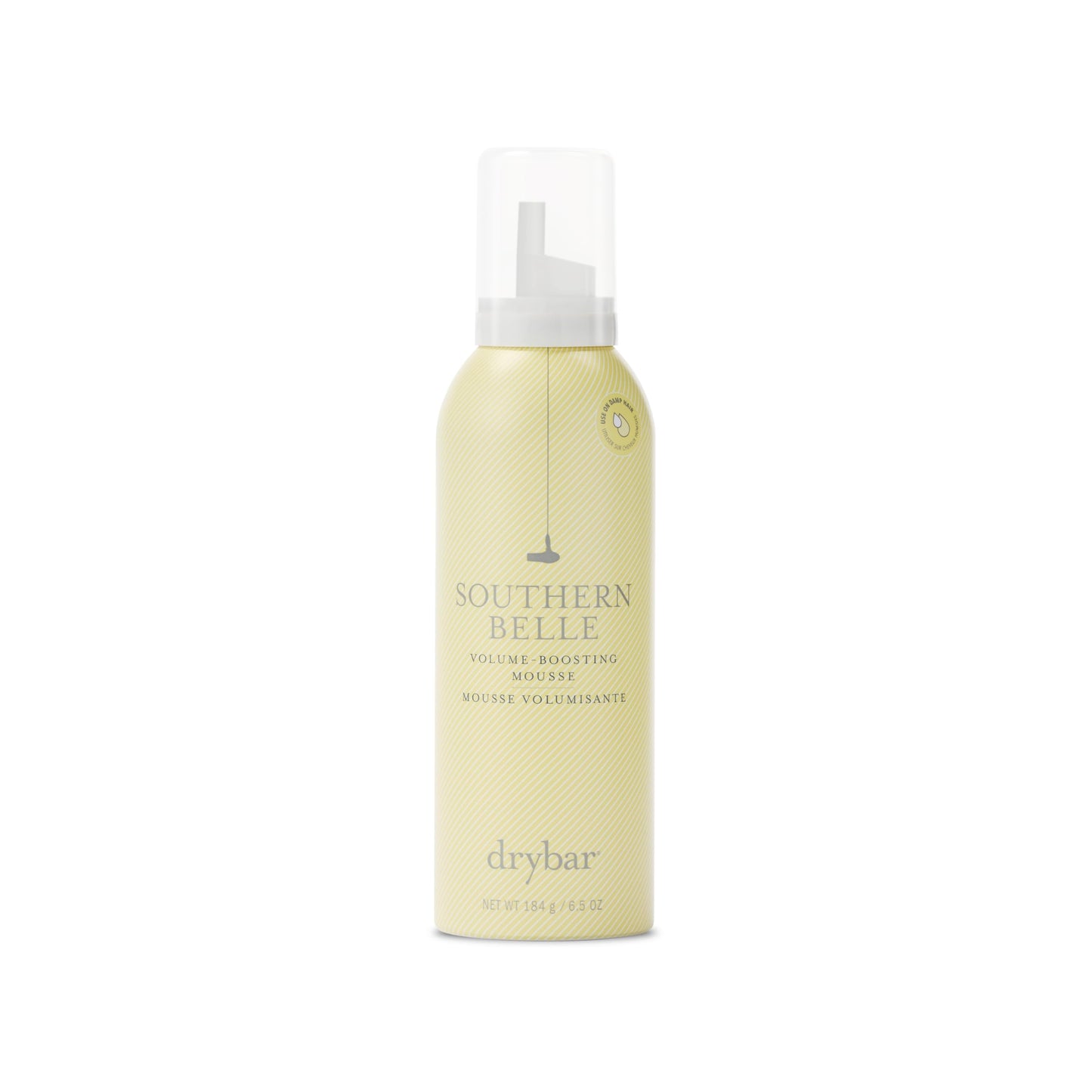Drybar Southern Belle Volume - Boosting Mousse - Full Size| Prevents Frizz & Damage, Smoothes Hair, and Provides Shine for Long-Lasting Body & Style Beauty & Personal Care Drybar