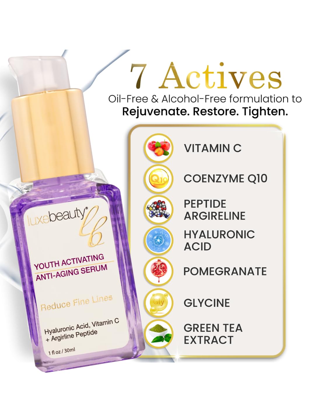 Luxe Beauty Serum Anti-Aging Youth Activating Beauty & Personal Care LUXELOTION