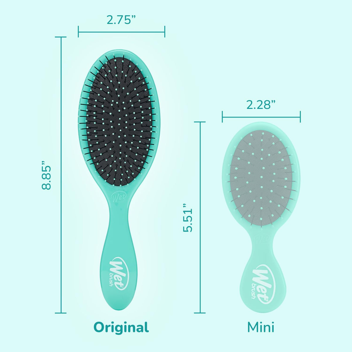 Wet Brush Original Detangler Hair Brush, Amazon Exclusive Aqua- Ultra-Soft IntelliFlex Bristles-Detangling Hairbrush Glides Through Tangles For All Beauty & Personal Care Wet Brush