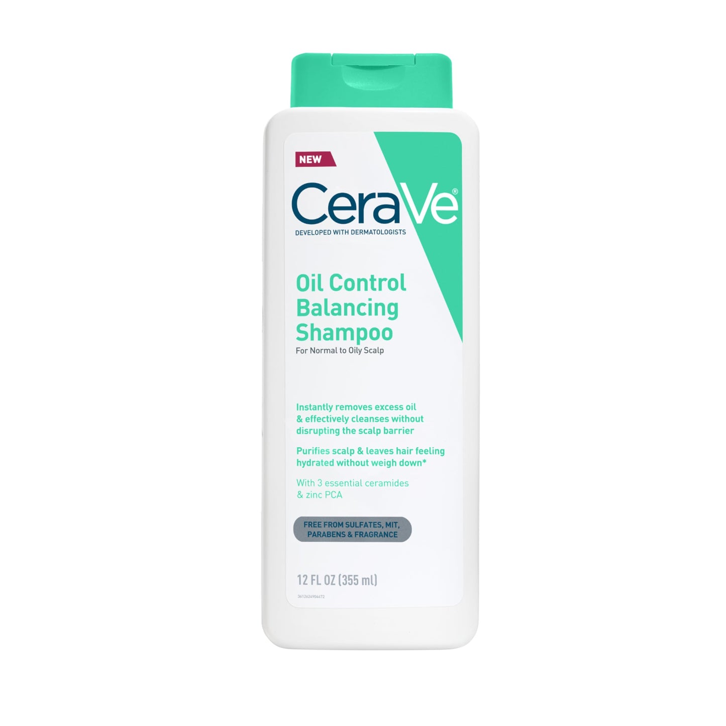 CeraVe Oil Control Balancing Shampoo, Clarifying Shampoo With Ceramides & Hyaluronic Acid, Removes Oil and Leaves Hair Feeling Hydrated, For All Hair Beauty and Personal Care CeraVe