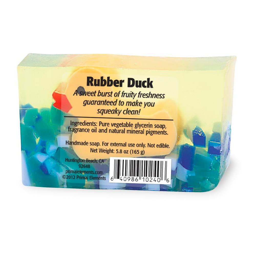 Primal Elements Bar Soap in Shrinkwrap, Rubber Duck, 5.8 Ounce Beauty & Personal Care Primal Elements