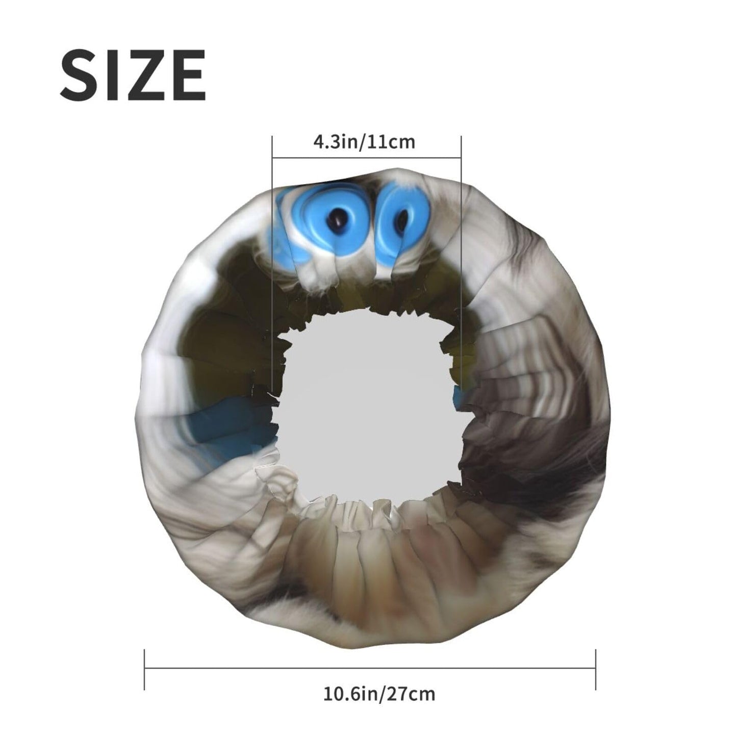 Shih Tzu Dog Shower Cap for Women Men Large Reusable Shower Bonnet Double-Layer Waterproof Bath Caps Elastic Band Hair Hat for All Hairstyles Beauty and Personal Care BWLHJKE