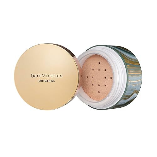 bareMinerals Deluxe Original Loose Mineral Foundation SPF 15 - Holiday Limited Edition Size $88 value - Medium Beige, Vegan, Cruelty-Free Beauty & Personal Care bareMinerals