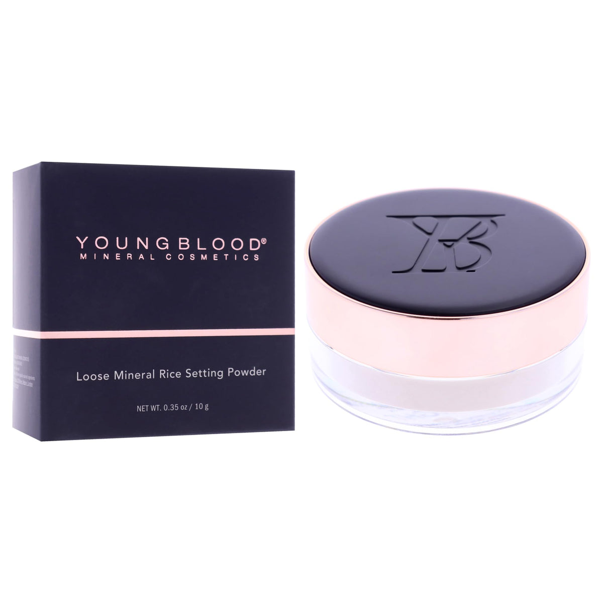 Loose Mineral Rice Powder - Light by Youngblood for Women - 0.35 oz Powder