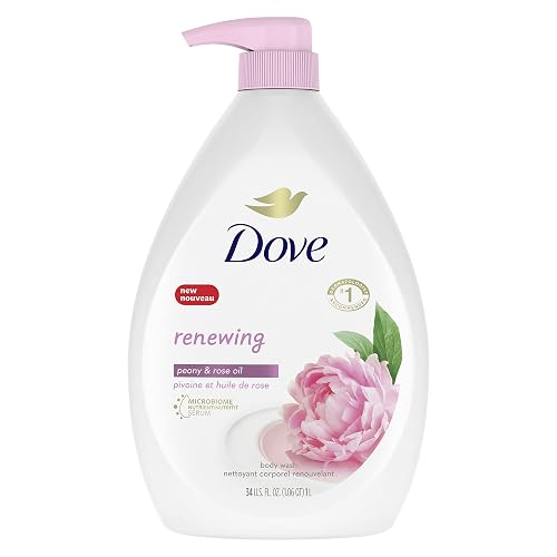 Dove Body Wash with Pump For Dewy, Supple Skin Peony and Rose Oil Cleanser That Effectively Washes Away Bacteria While Nourishing Your Skin 34 oz Beauty & Personal Care Dove