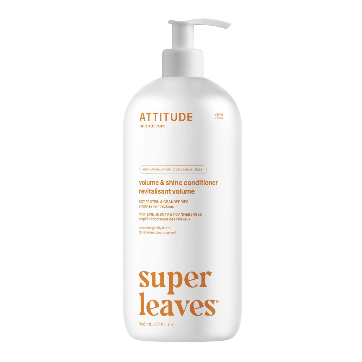 ATTITUDE Volumizing Hair Conditioner for Fine, Thin Hair, 32 Fl Oz
