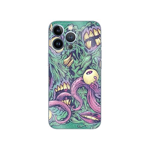MightySkins Glossy Glitter Skin Compatible with Apple iPhone 13 Pro - Eyes and Teeth | Protective, Durable High-Gloss Glitter Finish | Easy to Apply, Beauty & Personal Care MIGHTY SKINS