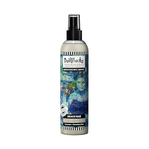 Dollylocks Refreshening Spray for Locs, Braids, Extensions, Dreadlocks | Coconut Lime | Plant-based, Residue-free, Sulfate-free | Refresh Moisturizing Beauty & Personal Care Dollylocks