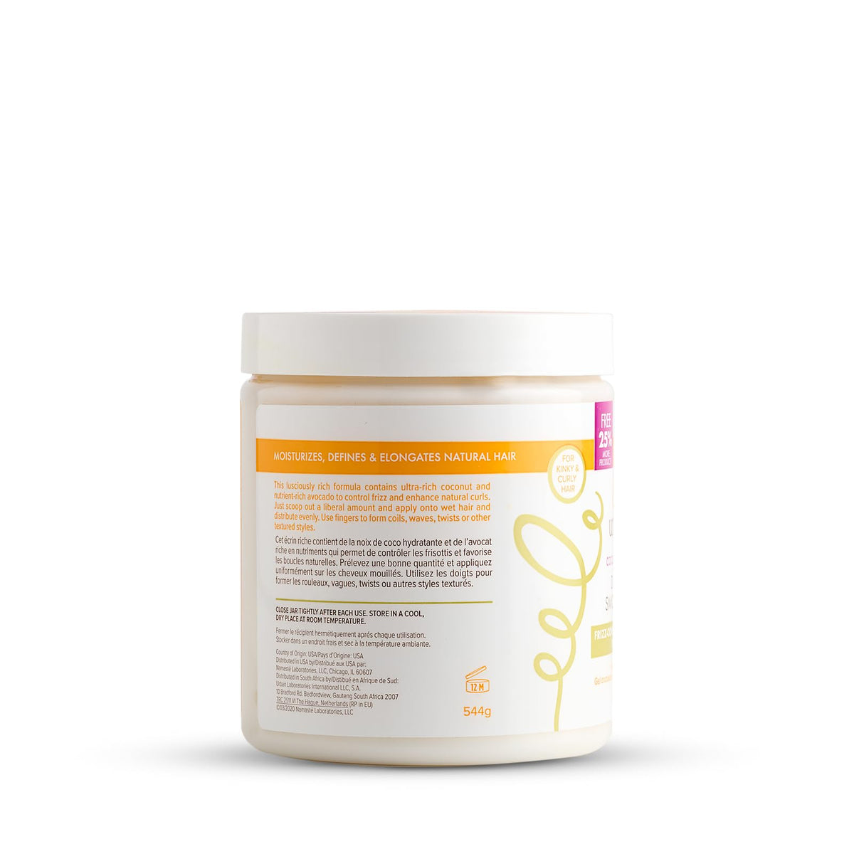 Curls Unleashed Style & Maintenance Coconut and Avocado Curl Enhancing Smoothie, Hydrating Curl Smoothie, (20 oz) Beauty & Personal Care ORS