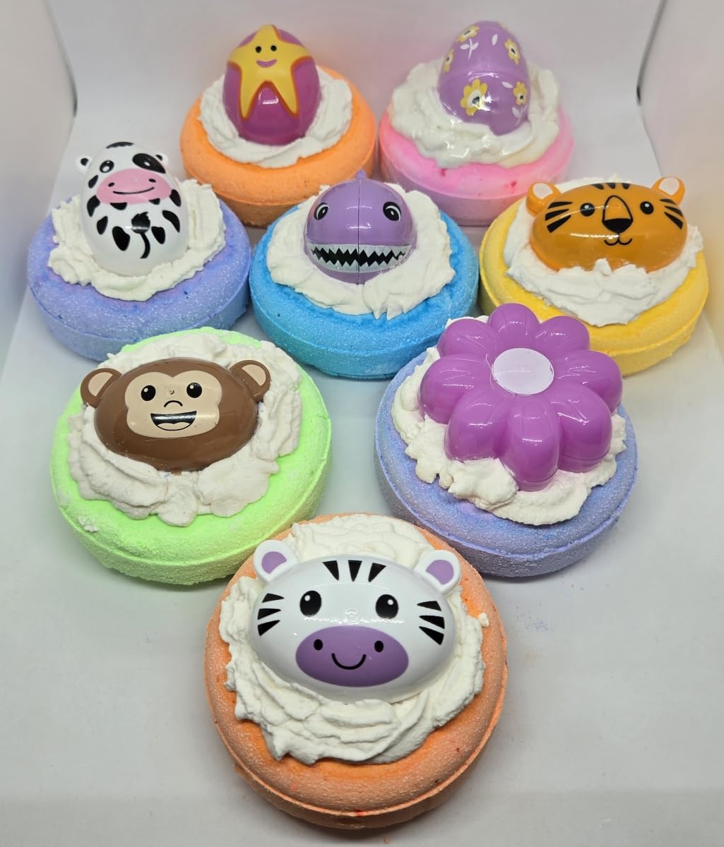 Sassy Bubbles FrostedSecretTreasure Sassy Bubbles Frosted Secret Treasure Bath Bombs Beauty and Personal Care Sassy Bubbles