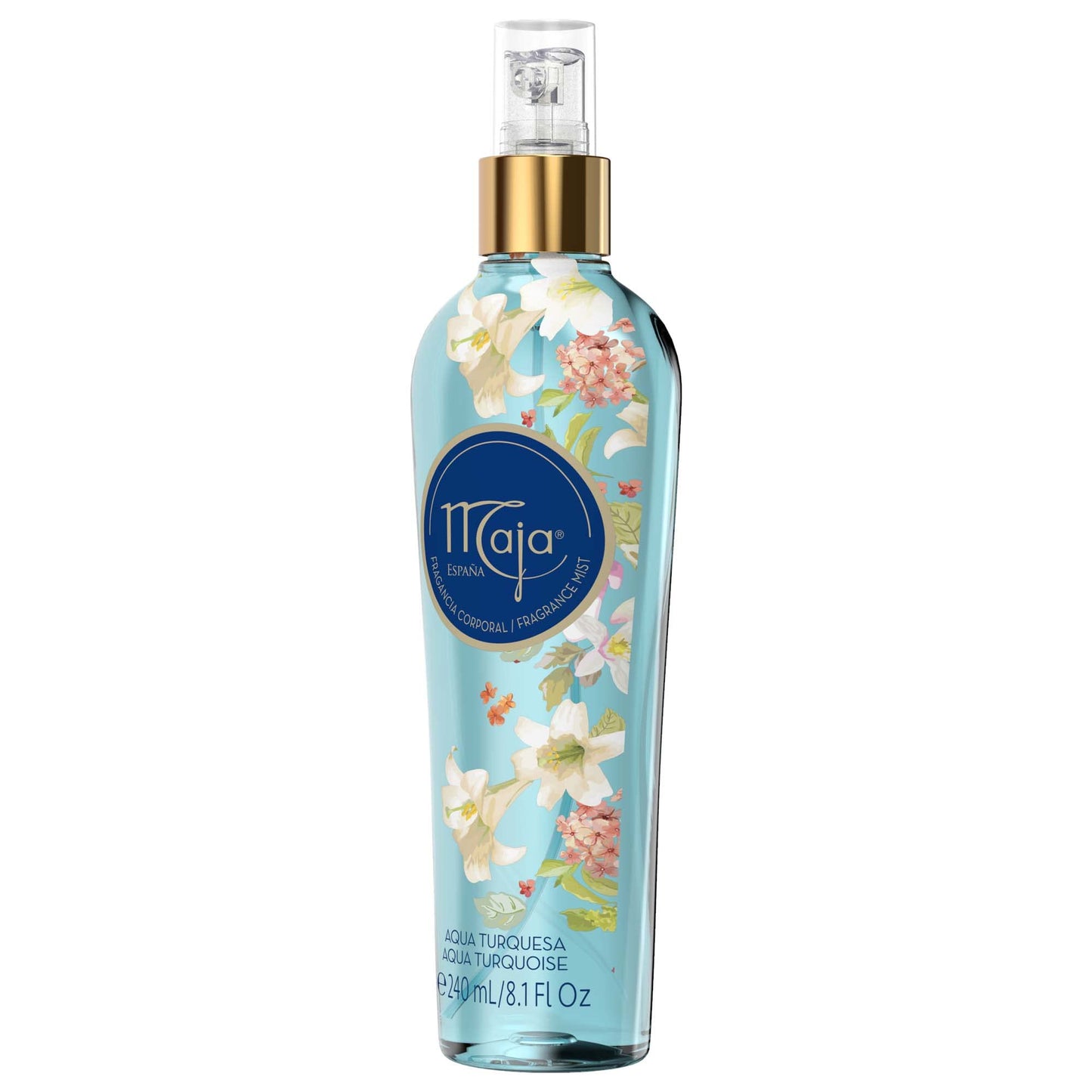 Maja Aqua Turquoise Mist, Perfumed Body Mist with Floral and Aquatic notes to leave a spray of freshness, Refresh your Body, Fresh Scented, Aqua Beauty & Personal Care Maja