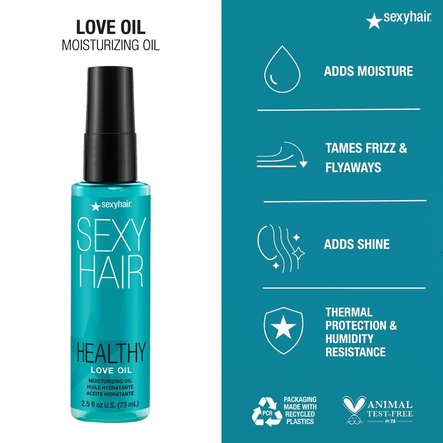 SexyHair Healthy Love Oil Moisturizing Oil, 2.5 oz., white Beauty & Personal Care SexyHair