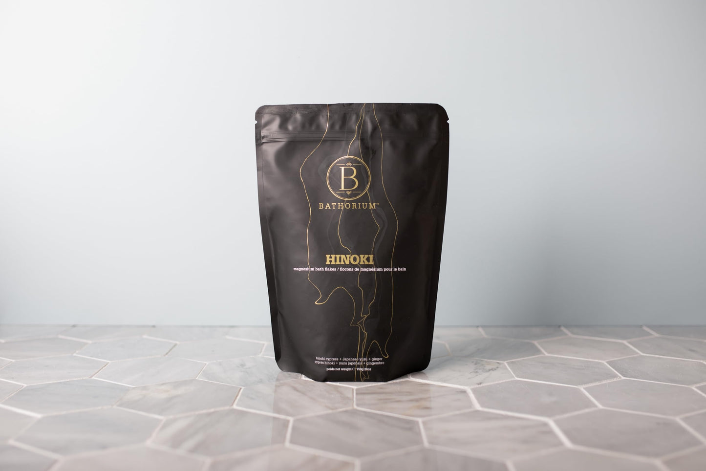 Bathorium Hinoki Mineral Magnesium Chloride Bath Flake, Relaxing Bath Soak with Japanese Hinoki, Detoxifying, pH Balanced for Women, Good Beauty and Personal Care Bathorium