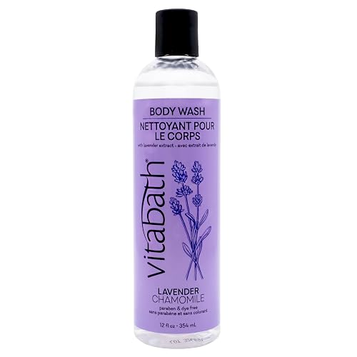 Vitabath Lavender & Chamomile Body Wash Moisturizing Bath & Shower Cleanser & Skincare Radiant Detox & Restore Nourishing Body Polish - Cruelty-Free Beauty & Personal Care Vitabath