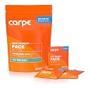 Carpe Sweat Absorbing Face Wipes (15 Facial Wipes). Witch Hazel & Tea Tree Oil Wipes Infused with Eucalyptus. Energizing, Refreshing, and Soothing Beauty & Personal Care Carpe