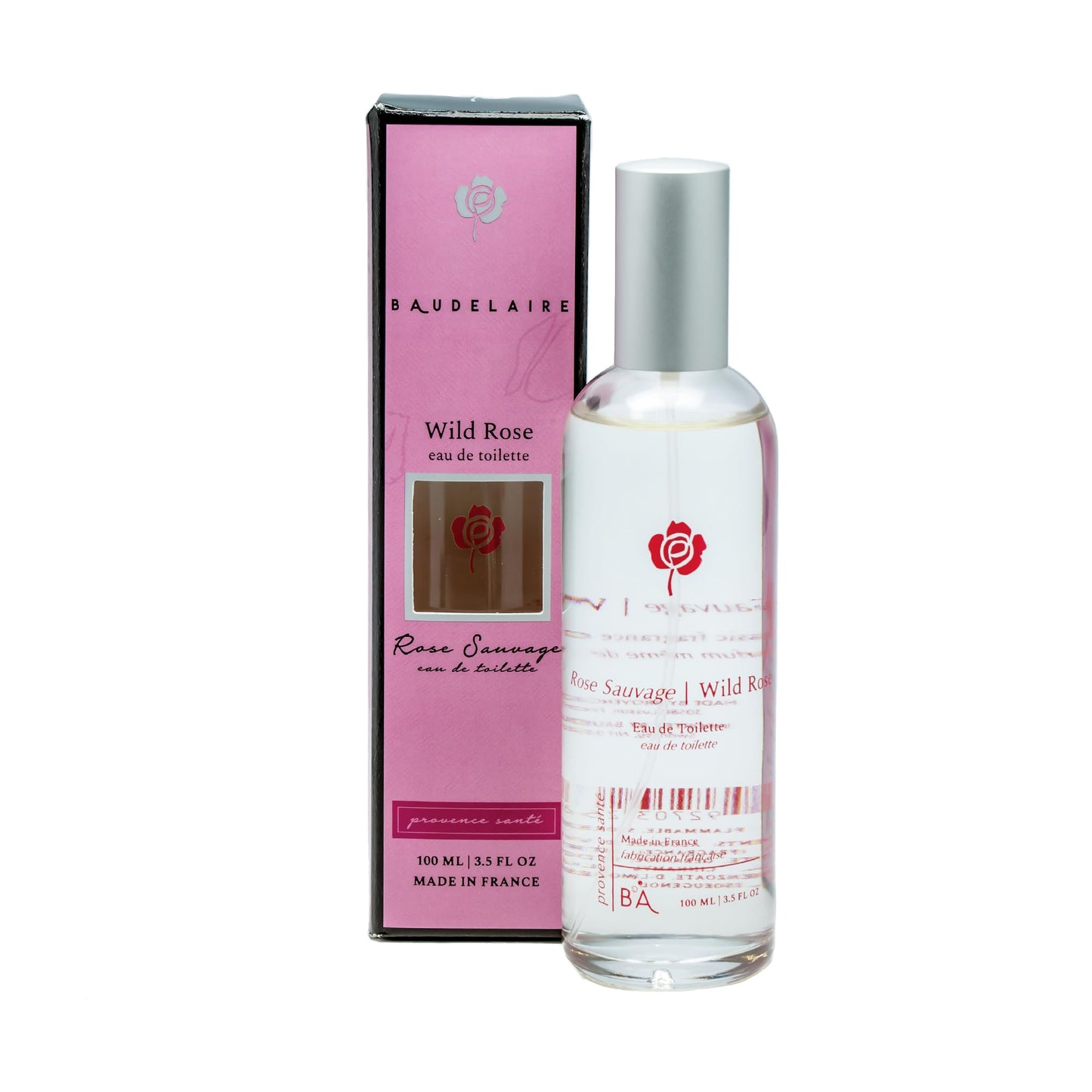 Provence Sante Eau de Toilette Spray - Luxury Long-Lasting Fragrance - Wild Rose Scent - Elegant Perfume Gift - Made in France - 3.5 Oz Beauty & Personal Care Provence Sante