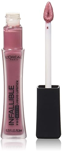 L'Oreal Paris Infallible Pro Matte Liquid Lipstick - Up to 16HR Wear, Petal Potion, 0.21 fl oz Beauty & Personal Care L'Oreal Paris