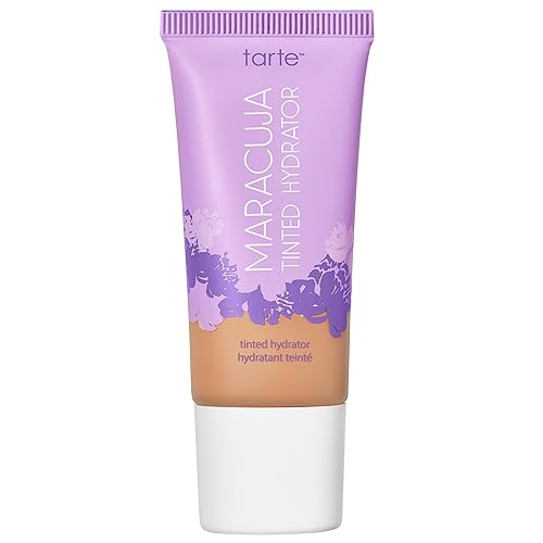 tarte maracuja tinted moisturizer - Lightweight Sheer Foundation with Buildable Longwear Coverage, Hyaluronic Acid, Turmeric, Aloe for Hydrated Skin Beauty & Personal Care tarte