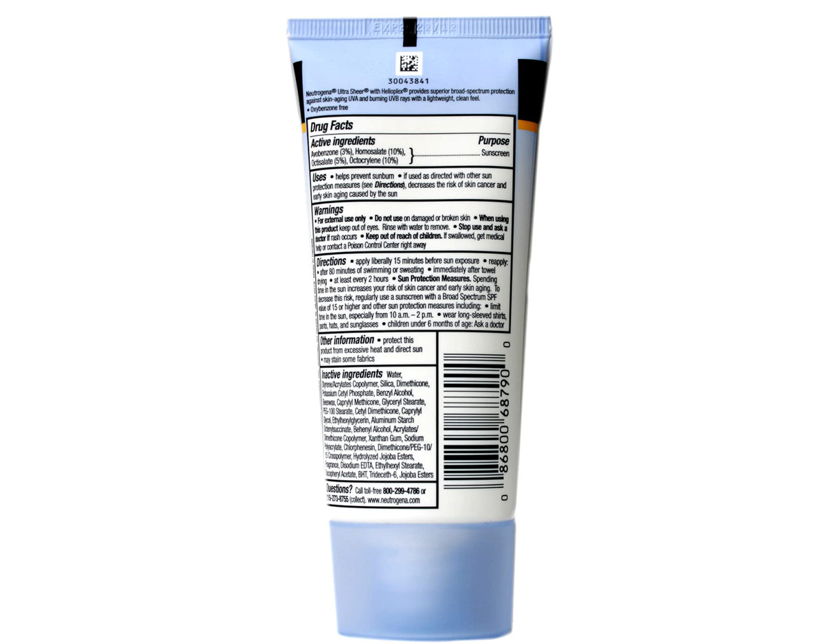 Neutrogena Ultra Sheer Dry-Touch Sunscreen SPF 55 3 oz (5 Pack) Beauty & Personal Care Pharmapacks