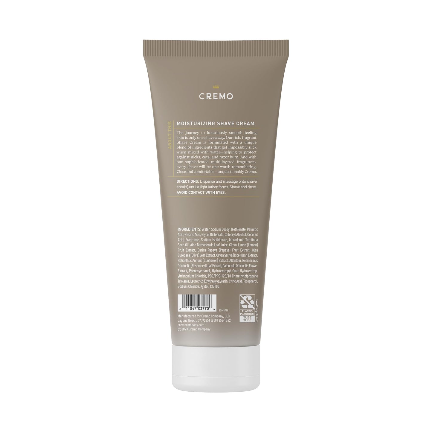 Cremo Almond Bloom Women's Shave Cream, Astonishingly Superior Ultra-Slick Shaving Cream for Women Fights Nicks, Cuts and Razor Burn, 6 Fl Oz Beauty and Personal Care Cremo
