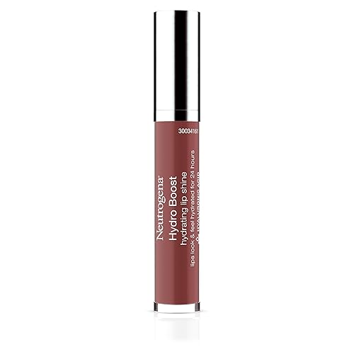 Neutrogena Hydro Boost Moisturizing Lip Gloss, Hydrating Non-Stick and Non-Drying Luminous Tinted Lip Shine with Hyaluronic Acid to Soften Beauty & Personal Care Neutrogena
