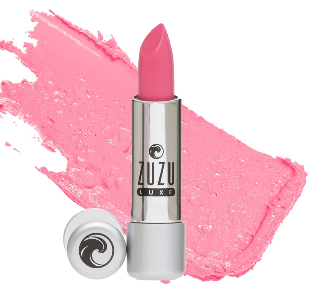 Zuzu Luxe Lip Color Lipstick (Dollhouse Pink - Bubblegum Pink/Cool Crème), Natural Hydrating Lipstick, Paraben Free, Vegan, Gluten-free, Cruelty-free Beauty & Personal Care Zuzu Luxe