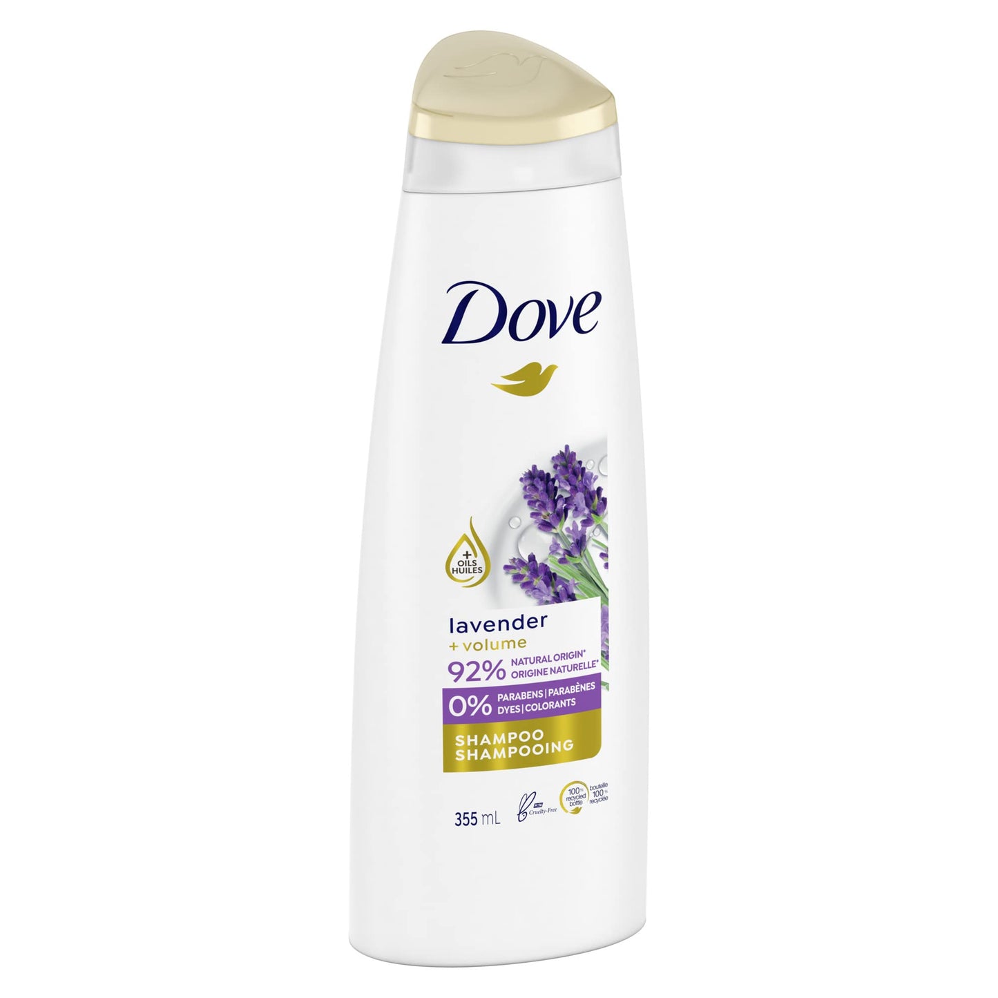 Dove Volume Shampoo for Thinning Hair Thickening Ritual Hair Shampoo with Lavender 12 oz Beauty & Personal Care Dove