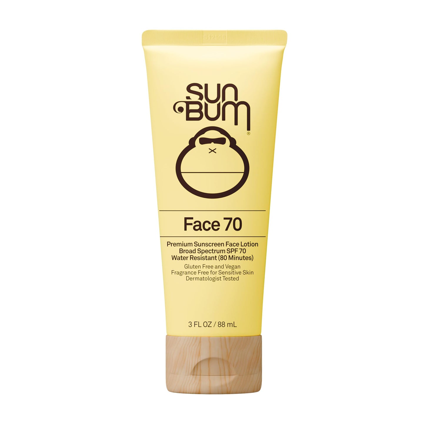 Sun Bum Original SPF 70 Sunscreen Face Lotion - Broad Spectrum Moisturizing Facial Sunscreen with Vitamin E - Fragrance Free - Travel Size - 3 oz Beauty & Personal Care Sun Bum