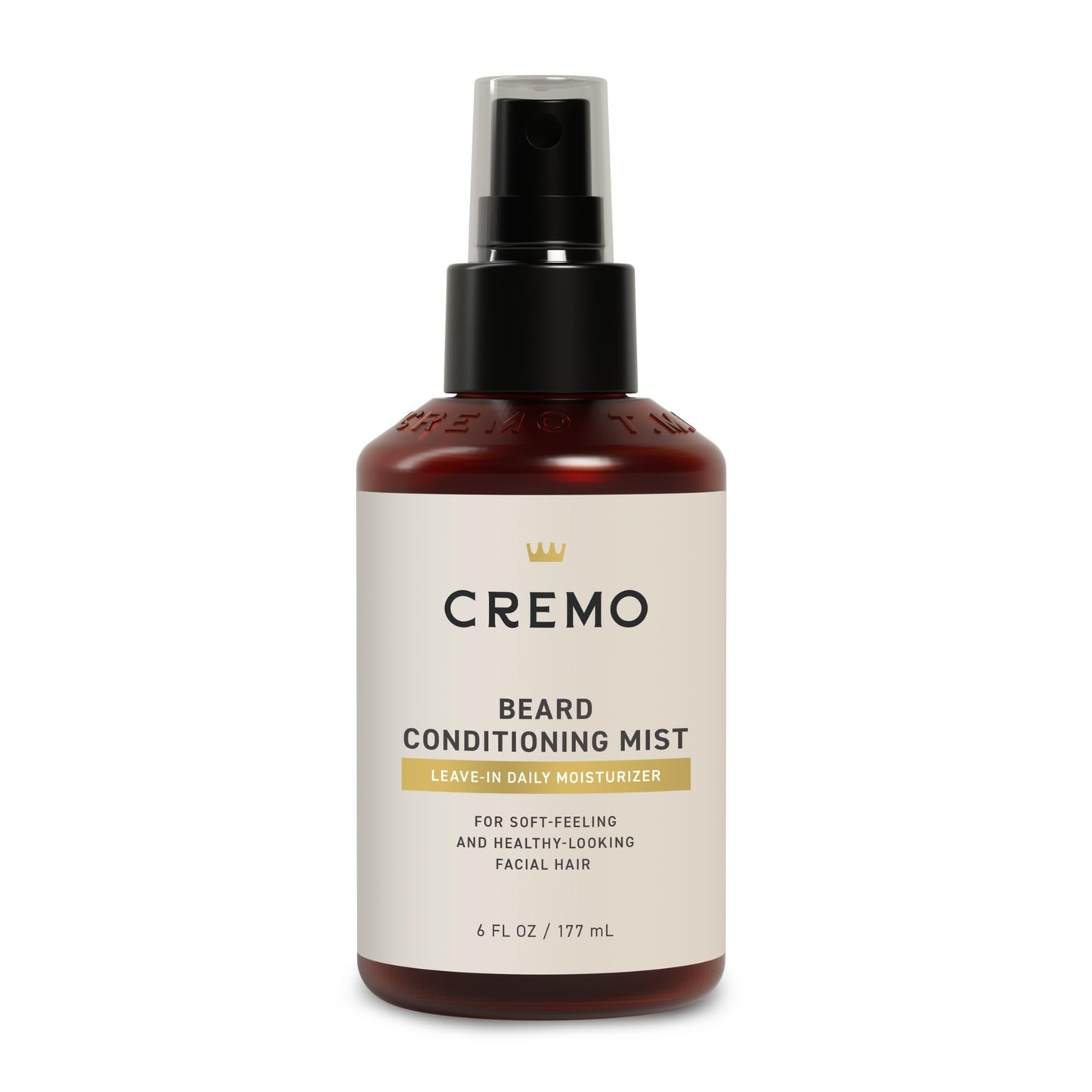 Cremo Original Leave-In Daily Beard Conditioning Mist - For Soft-Feeling and Healthy-Looking Facial Hair, 6 Fl Oz Beauty and Personal Care Cremo